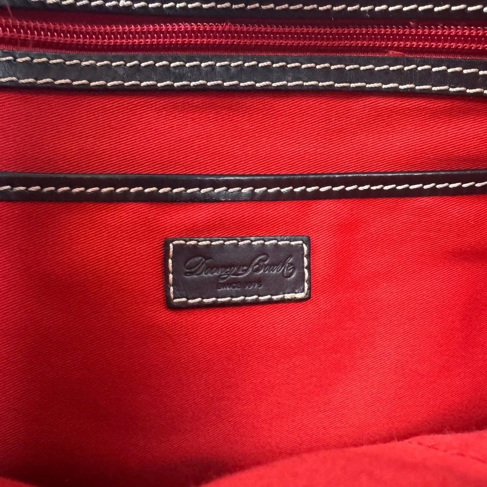 Dooney & Bourke Disney Parks Black Red Minnie‎ Mouse Bows Shopper Tote Bag Purse